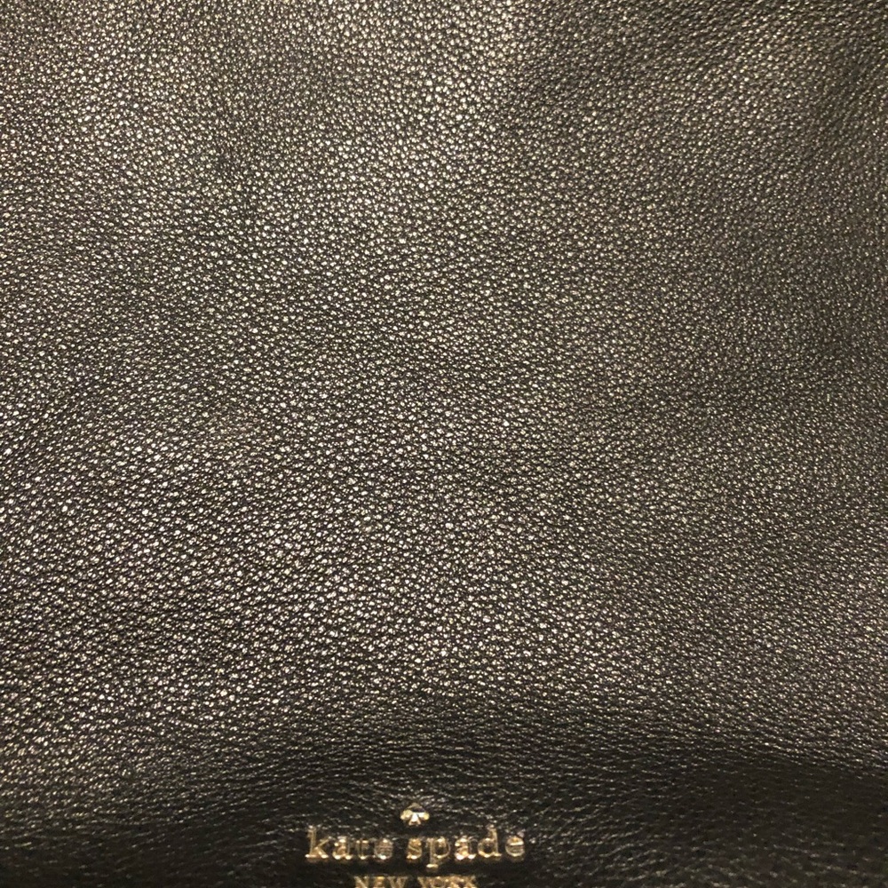 Kate Spade crossbag or converted into a shoulder bag black cowhide leather.